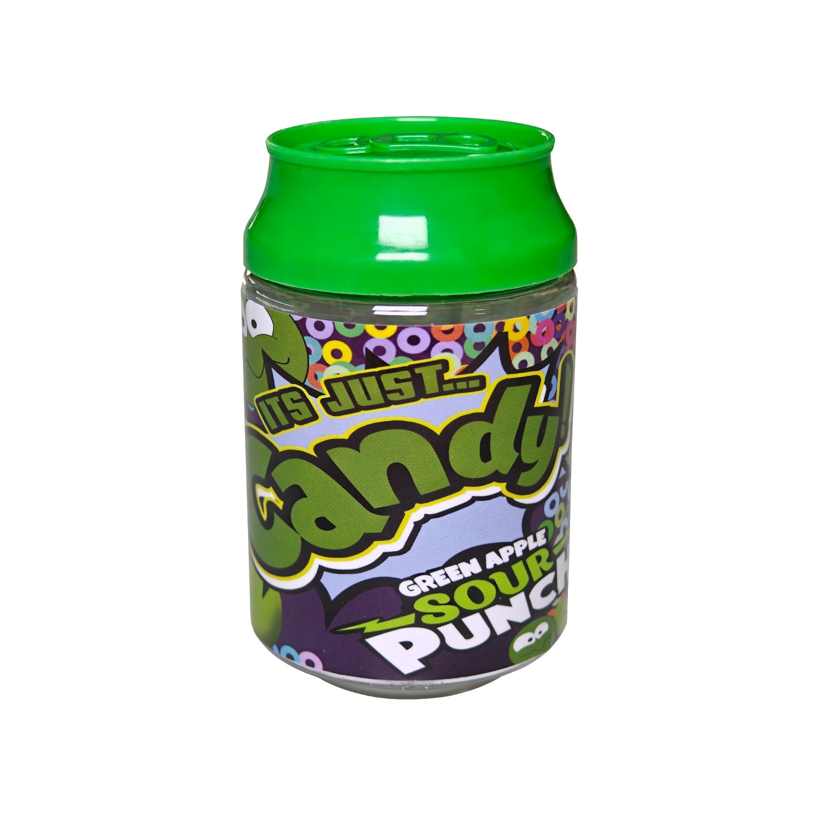 Green Apple Sour Punch Soda Can x12