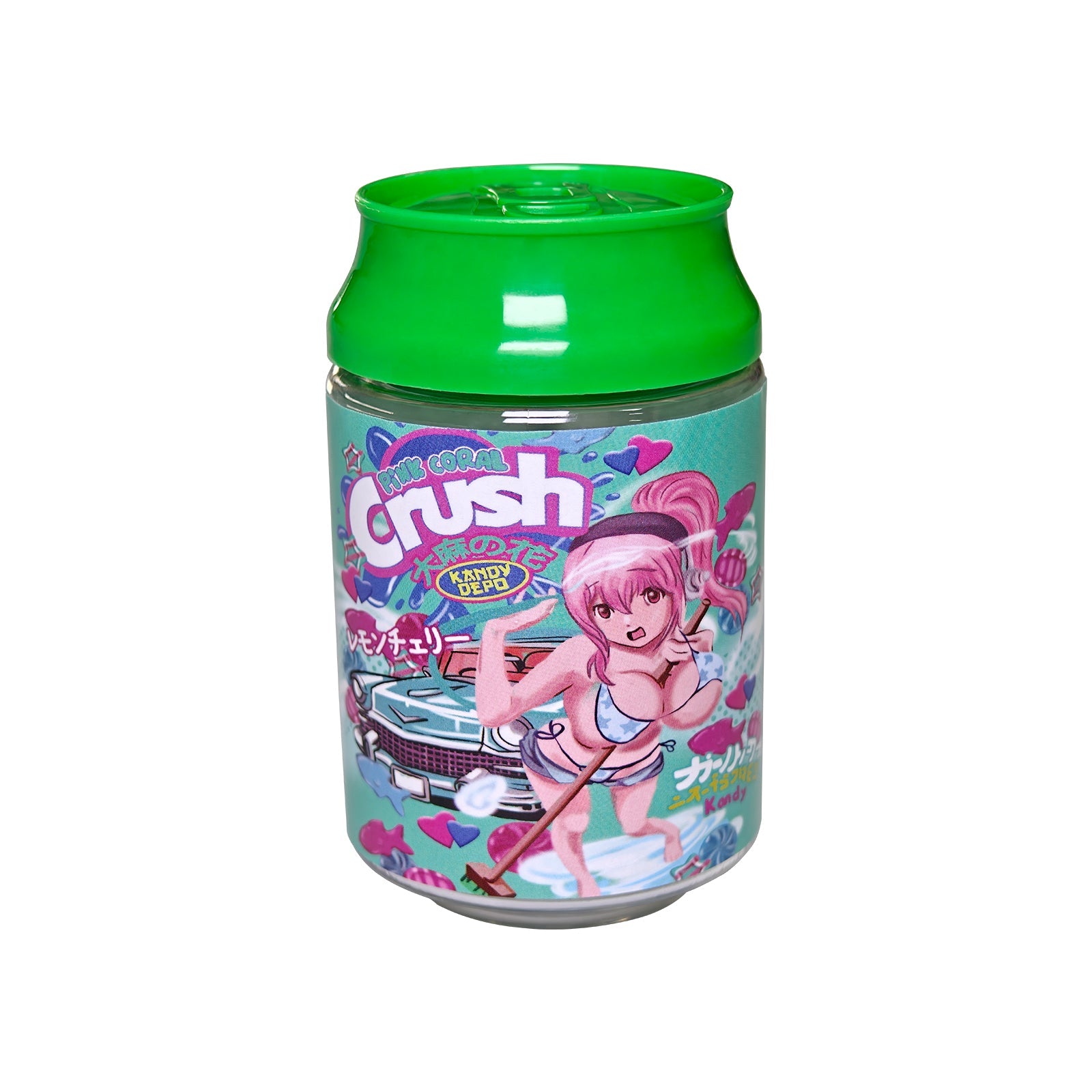 Pink Coral Crush Soda Can x12