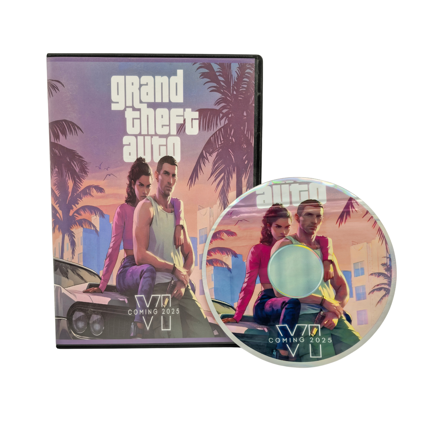 GTA VI Cd Cases With Mylar x5