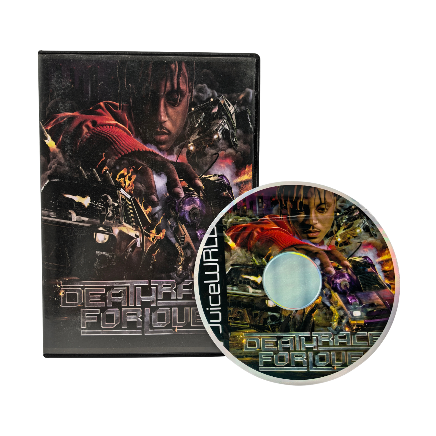 Juice WRLD Death Race Cd Cases With Mylar x5