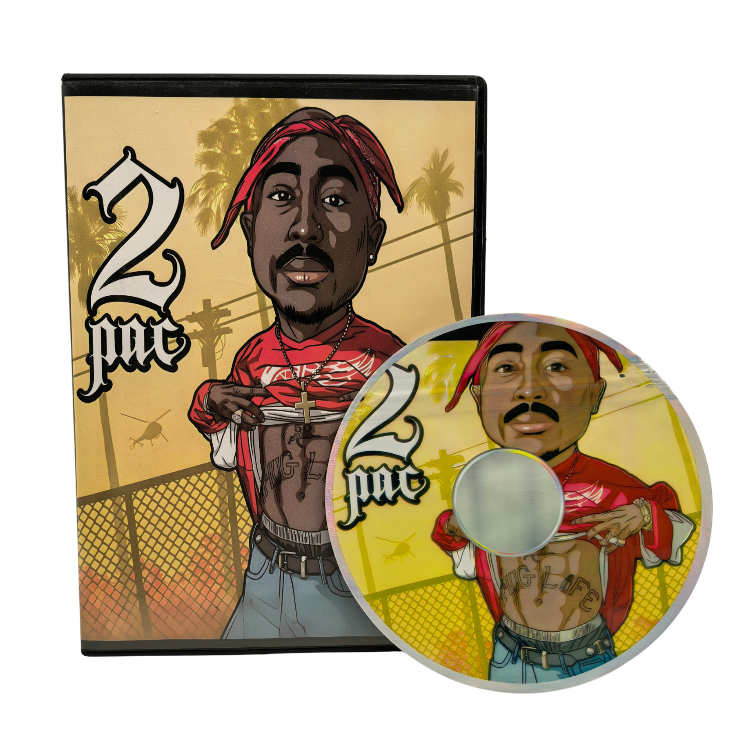 2Pac Cd Cases With Mylar x5