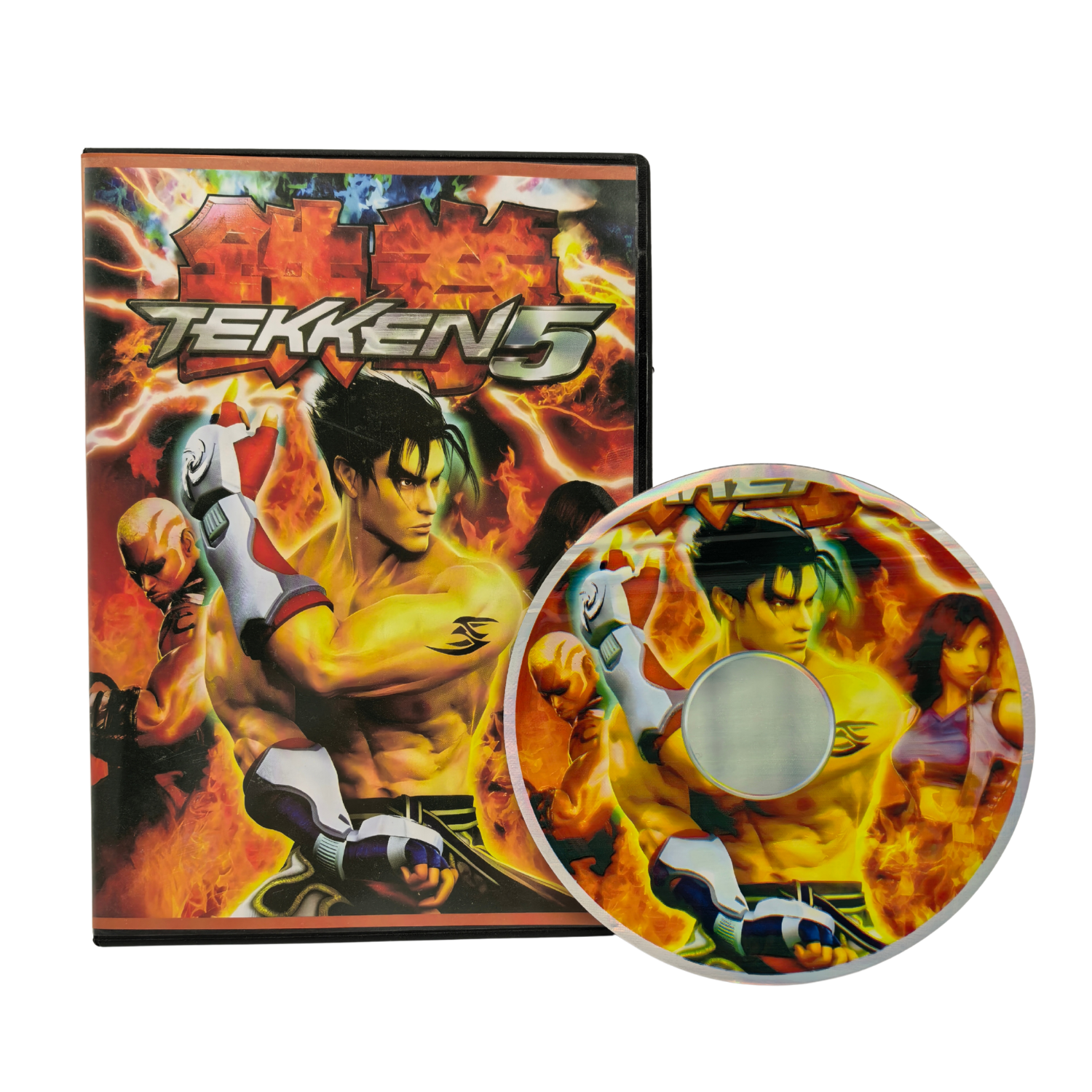 Tekken 5 Cd Cases With Mylar x5