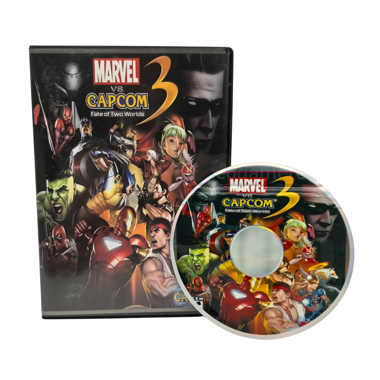 Marvel vs Capcom 3 Cd Cases With Mylar x5