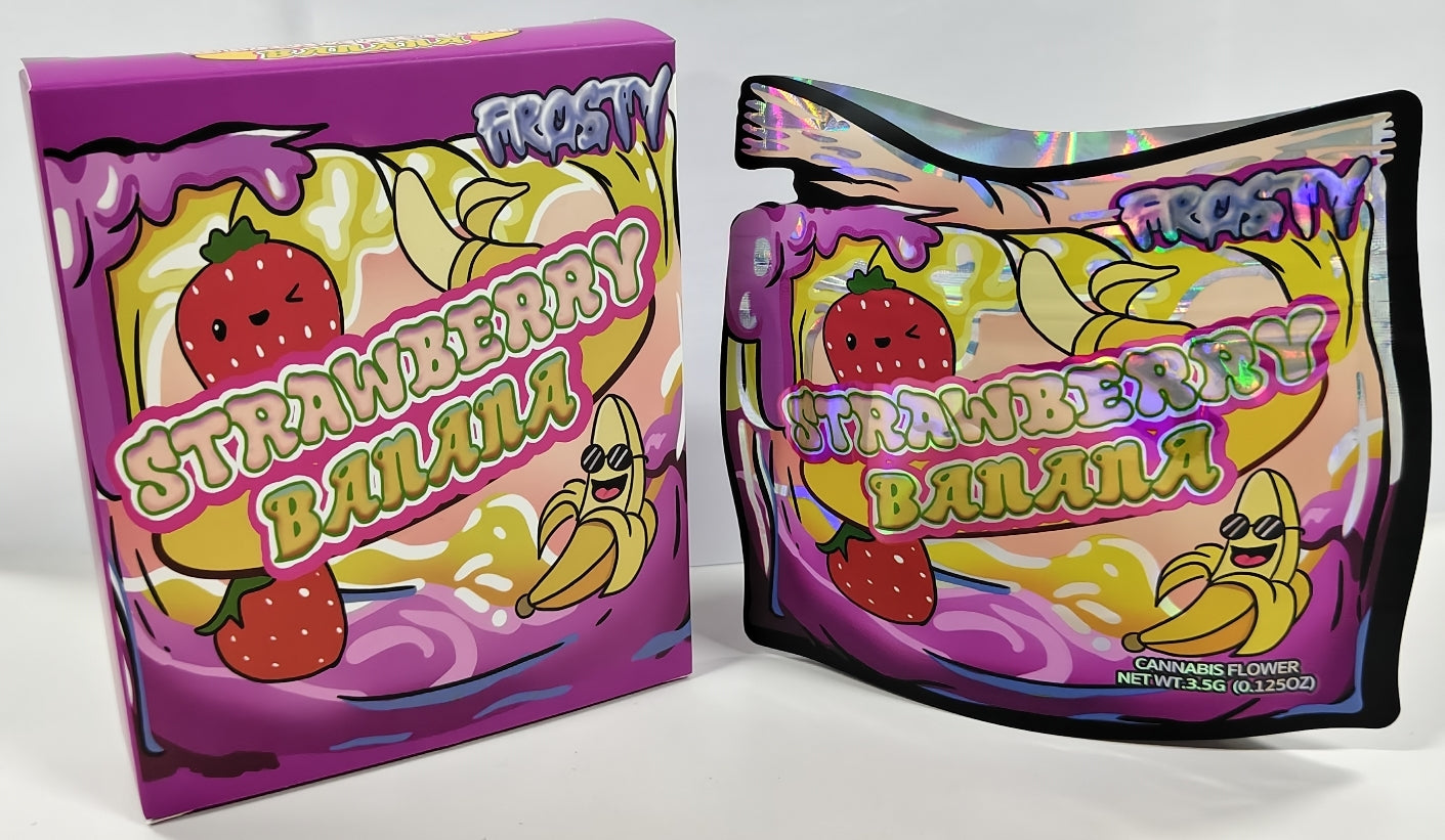 Strawberry Banana Frosty Bag and Box 3.5g x25
