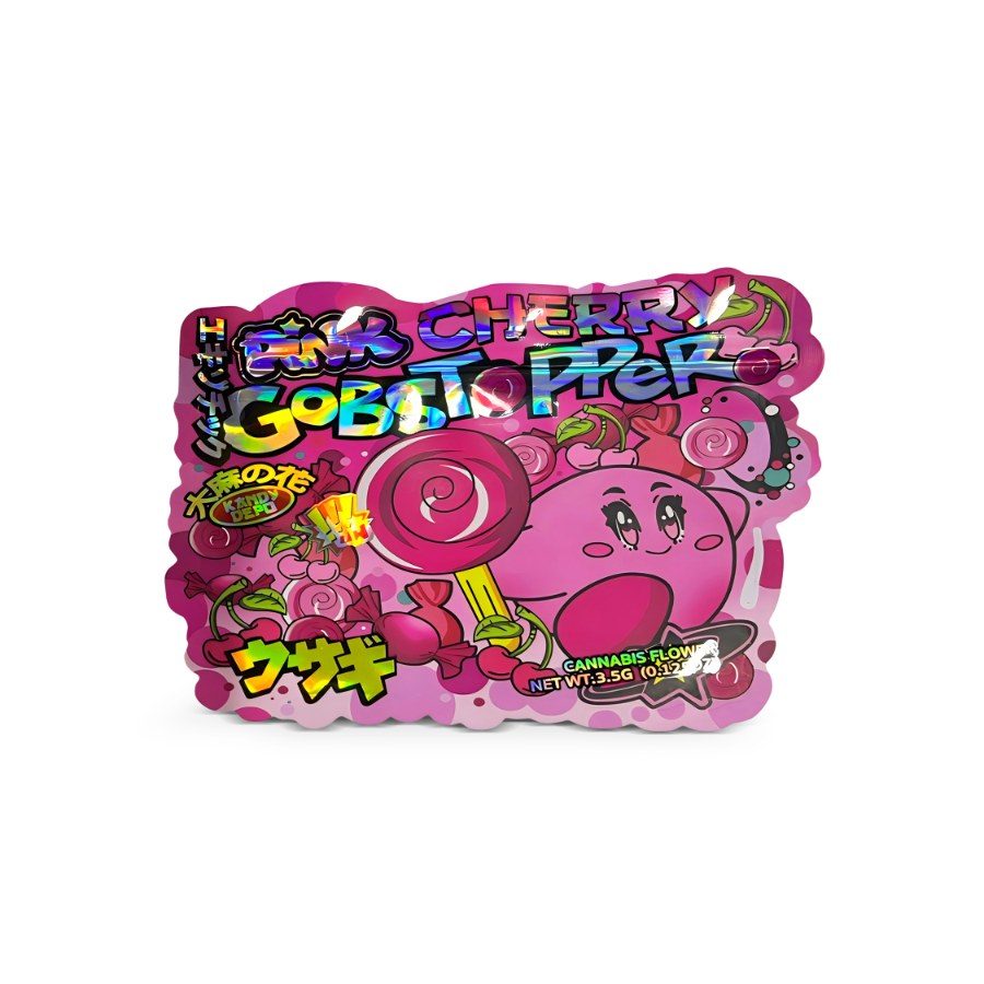 Pink Cherry Gobstopper Bag and Box Set 3.5g