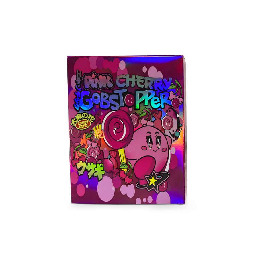 Pink Cherry Gobstopper Bag and Box Set 3.5g