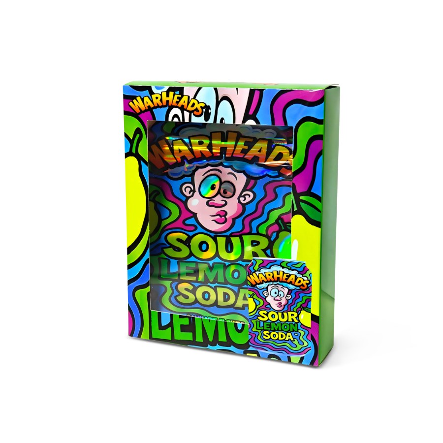 War Head Sour Lemon Soda Bag and Box Set 3.5g