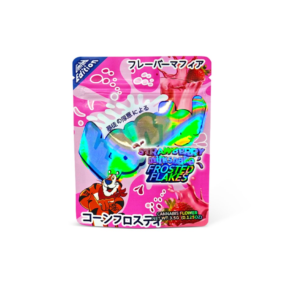 Strawberry Froasted Flakes Bag and Box Set 3.5g