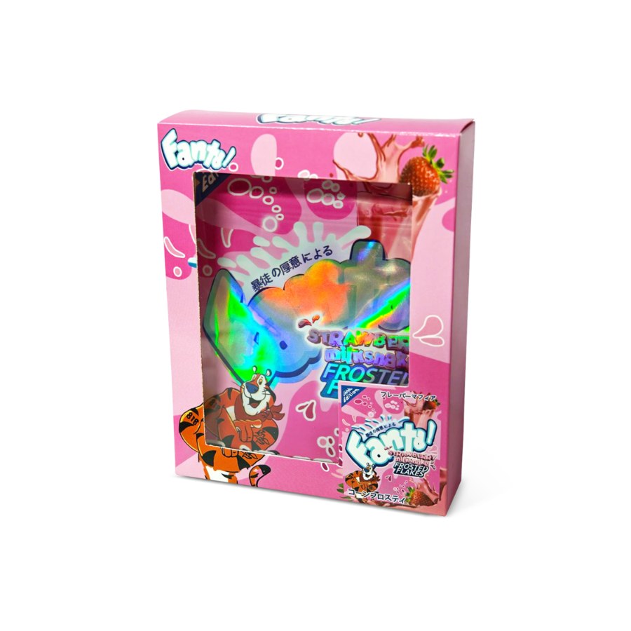 Strawberry Froasted Flakes Bag and Box Set 3.5g