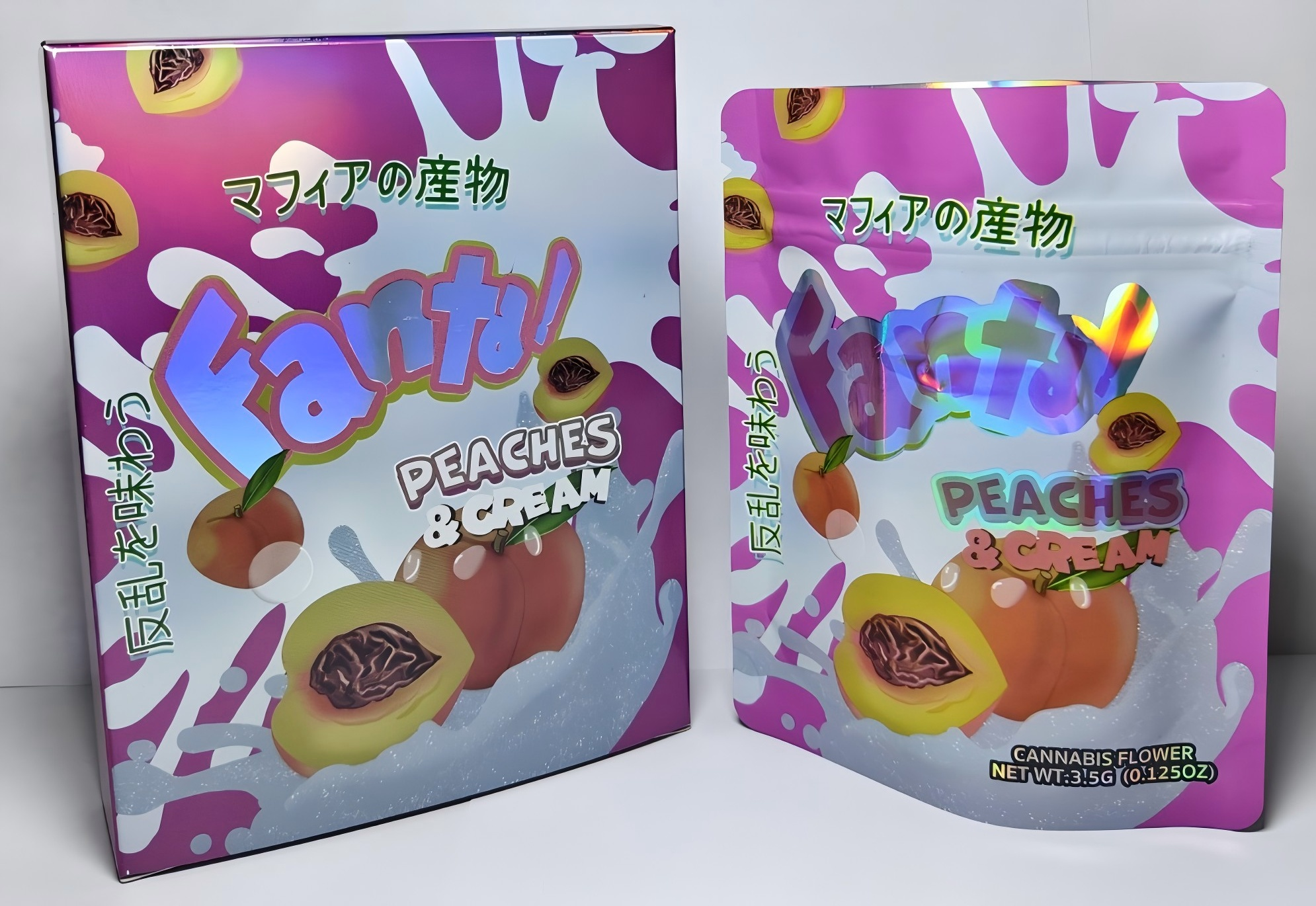 Fanta Peaches & Cream Bag and Box 3.5g x25