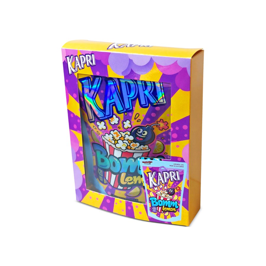 Kapri Bommm Lemon Bag and Box Set 3.5g