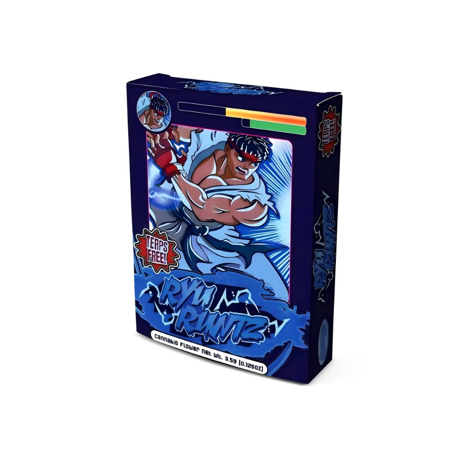 Ryu Runts Blue Plasma Blaze Bag and Box Set