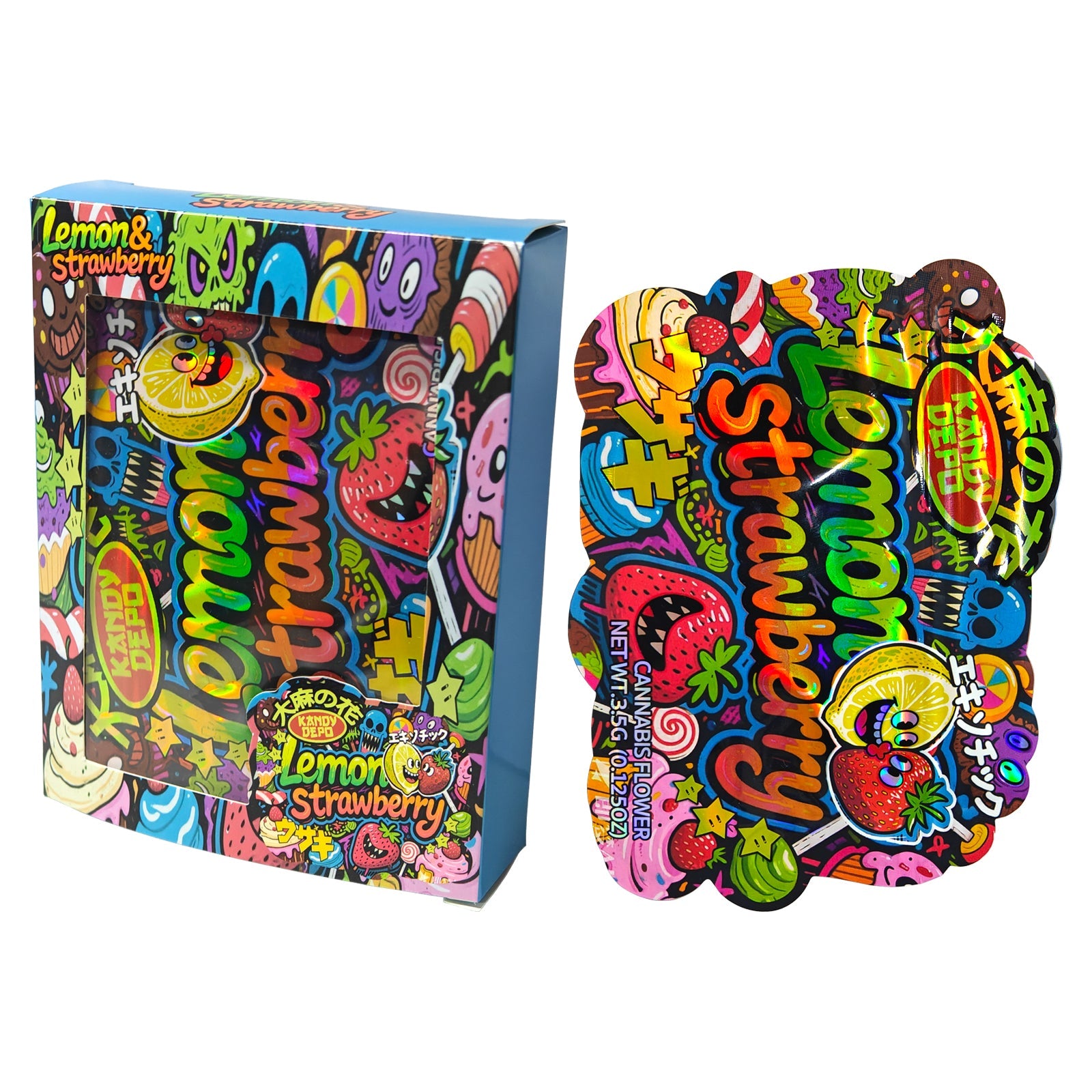 Lemon & Strawberry Bag and Box Set x25