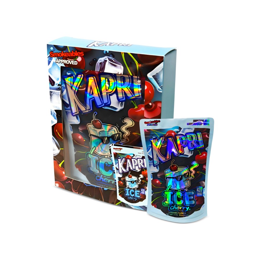 Kapri Ice Cherry Bag and Box Set 3.5g