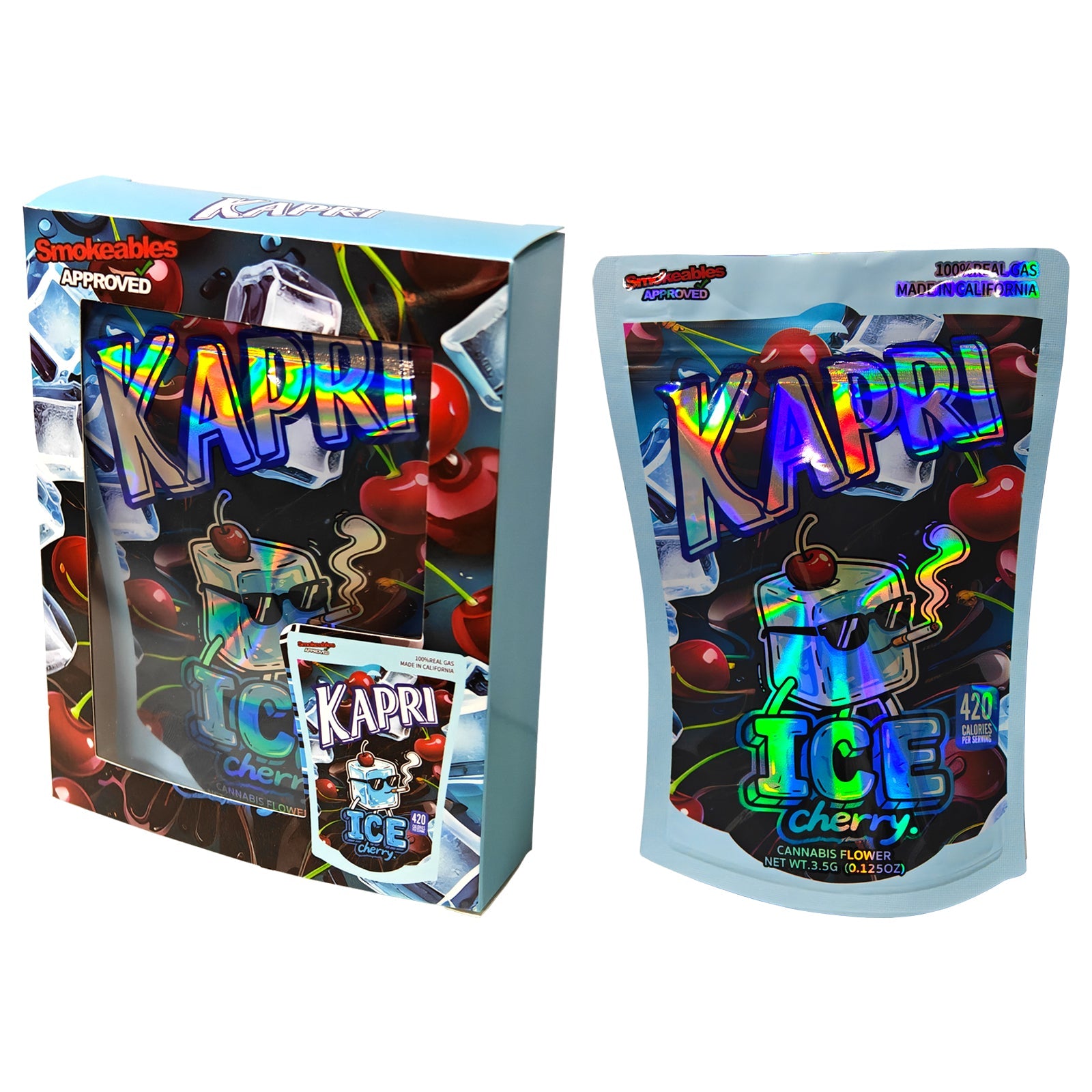 Kapri Ice Cherry Bag and Box Set x25
