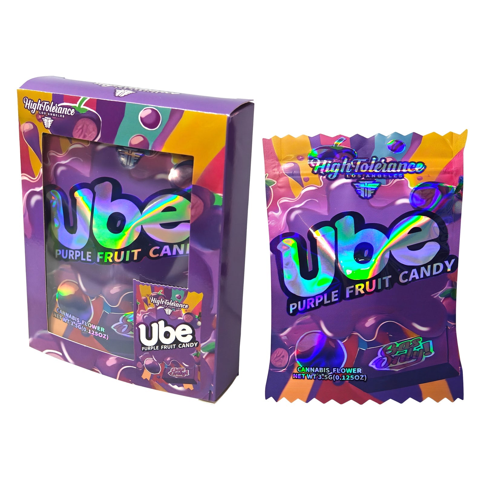 Ube Purple Fruit Candy Bag and Box Set x25