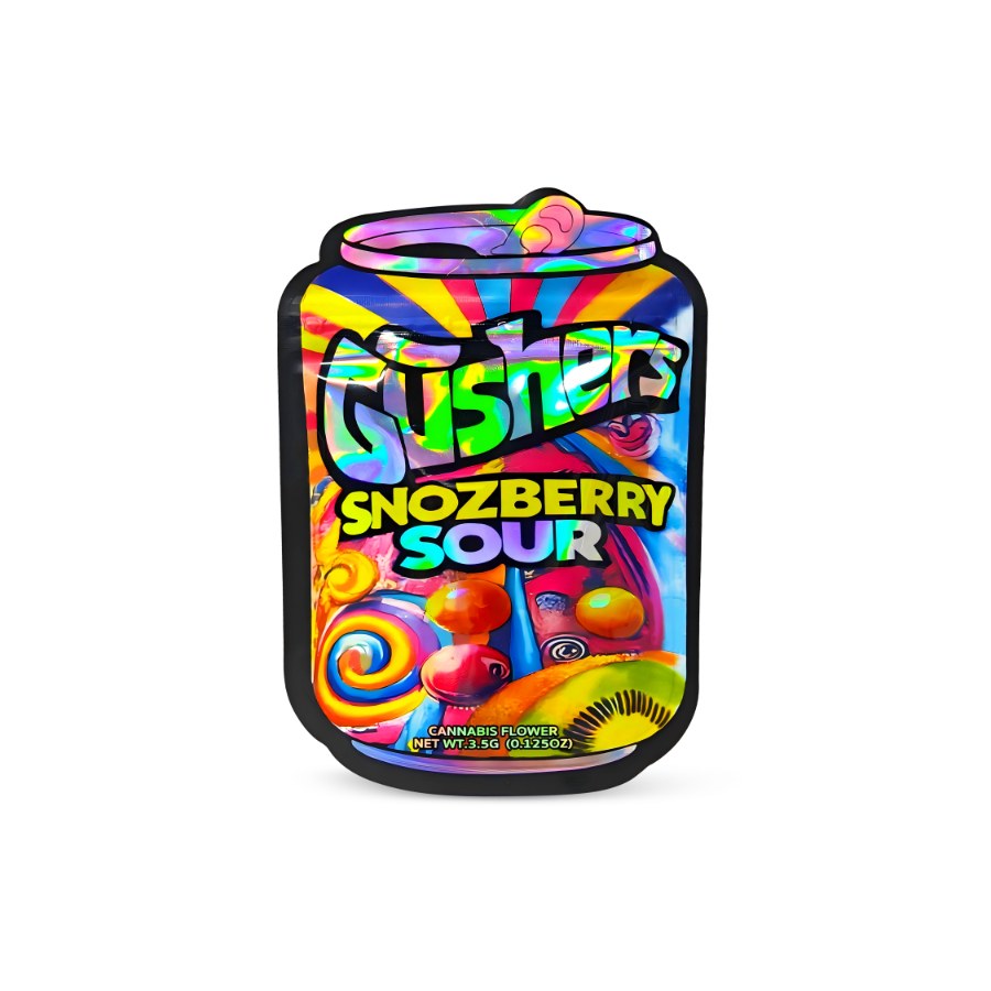 Gushers Snozberry Sour Bag and Box Set 3.5g