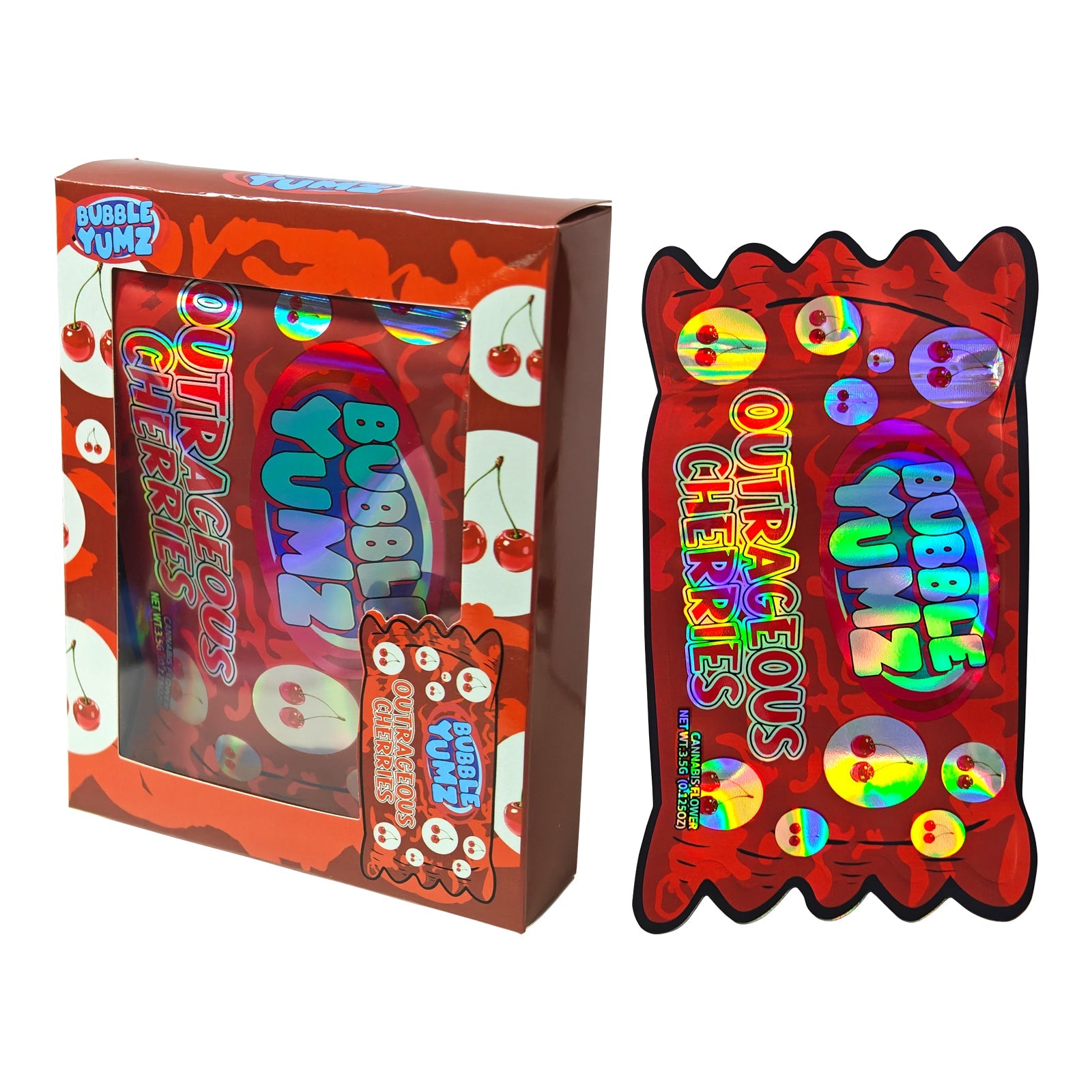 Cherry Bubble Yum Bag and Box Set x25