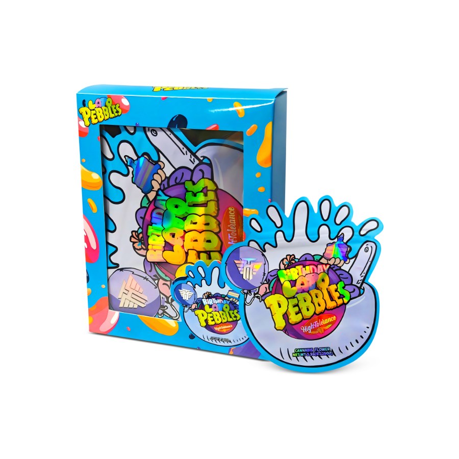 Birthday Cake Pebbles Bag and Box Set 3.5g