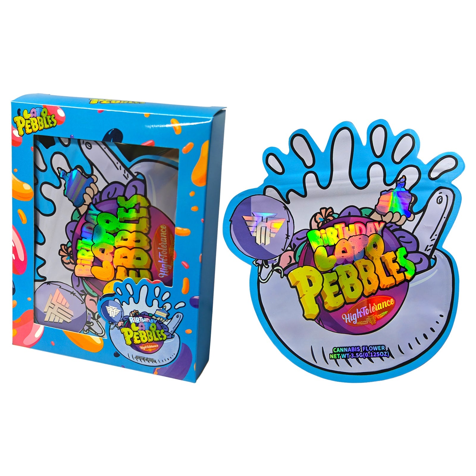 Birthday Cake Pebbles Bag and Box Set x25