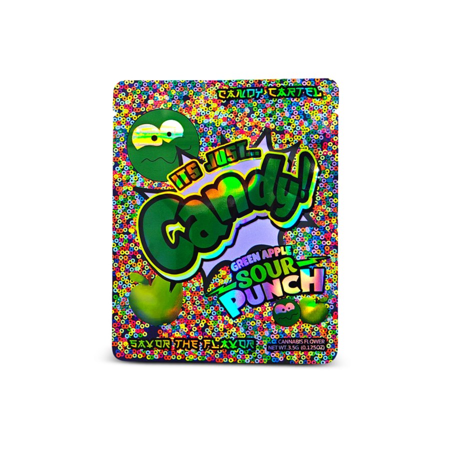 Green Apple Sour Punch Bag and Box Set 3.5g