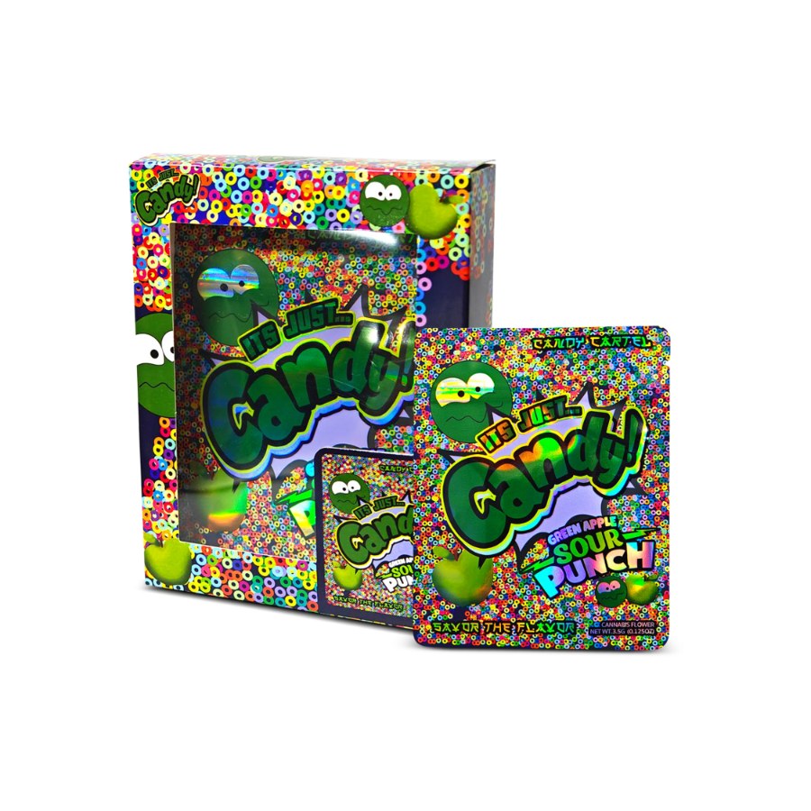 Green Apple Sour Punch Bag and Box Set 3.5g