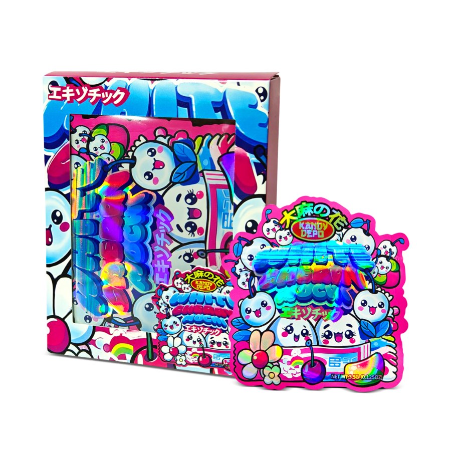 White Cherry Mochi Bag and Box Set 3.5g