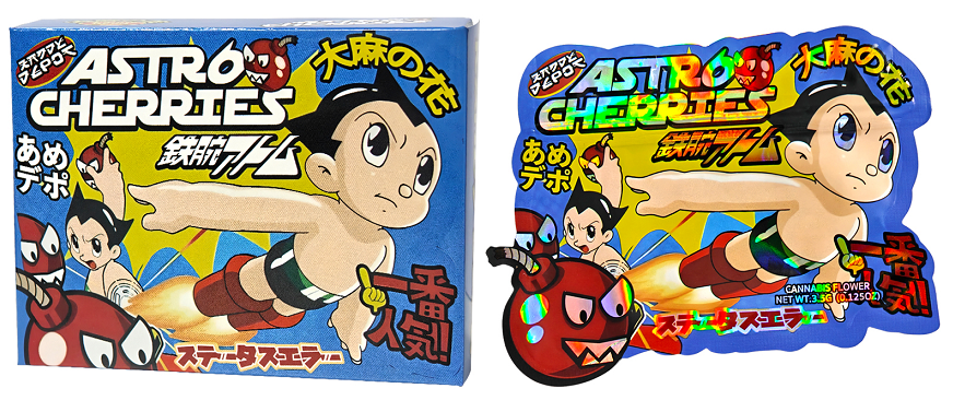 Astro Cherries Bag and Box 3.5g x25