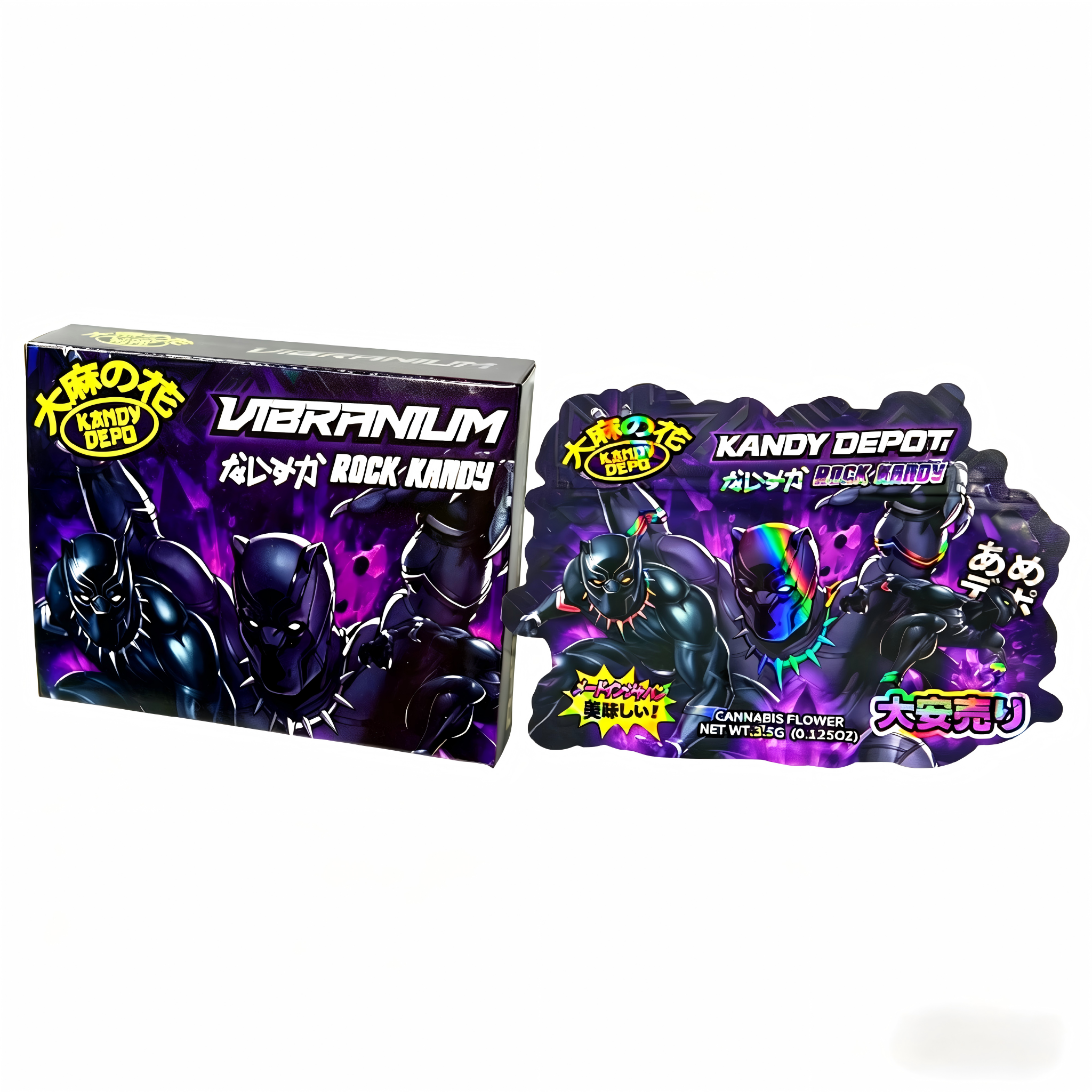 Vibranium Rock Kandy Bag and Box Set x25