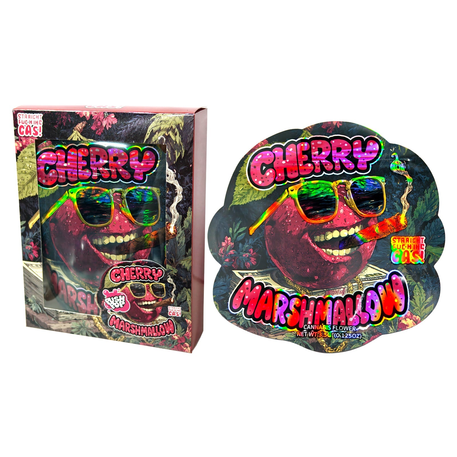 Cherry Marshmallow Bag and Box 3.5g x25