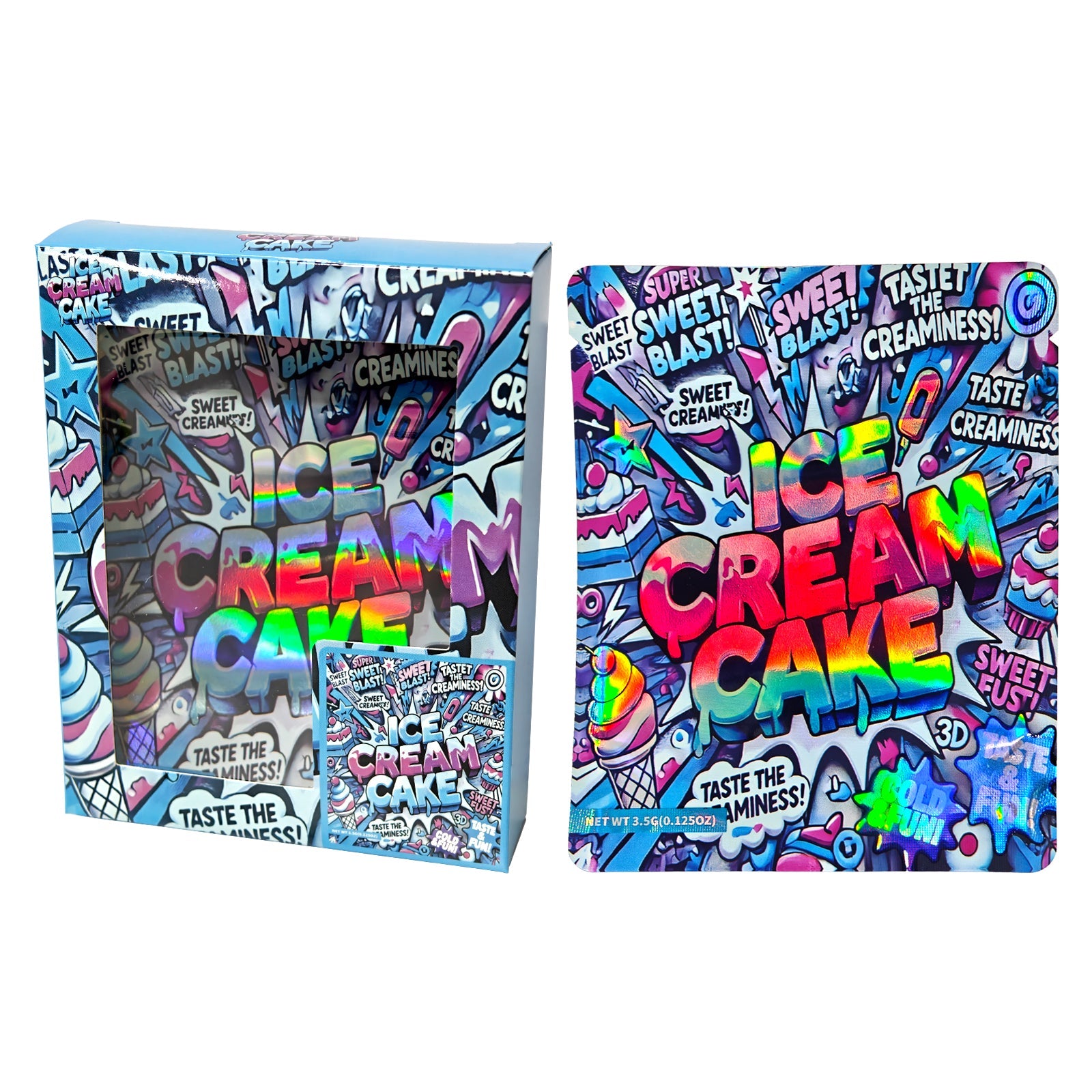 Ice Cream Cake Bag and Box 3.5g x25
