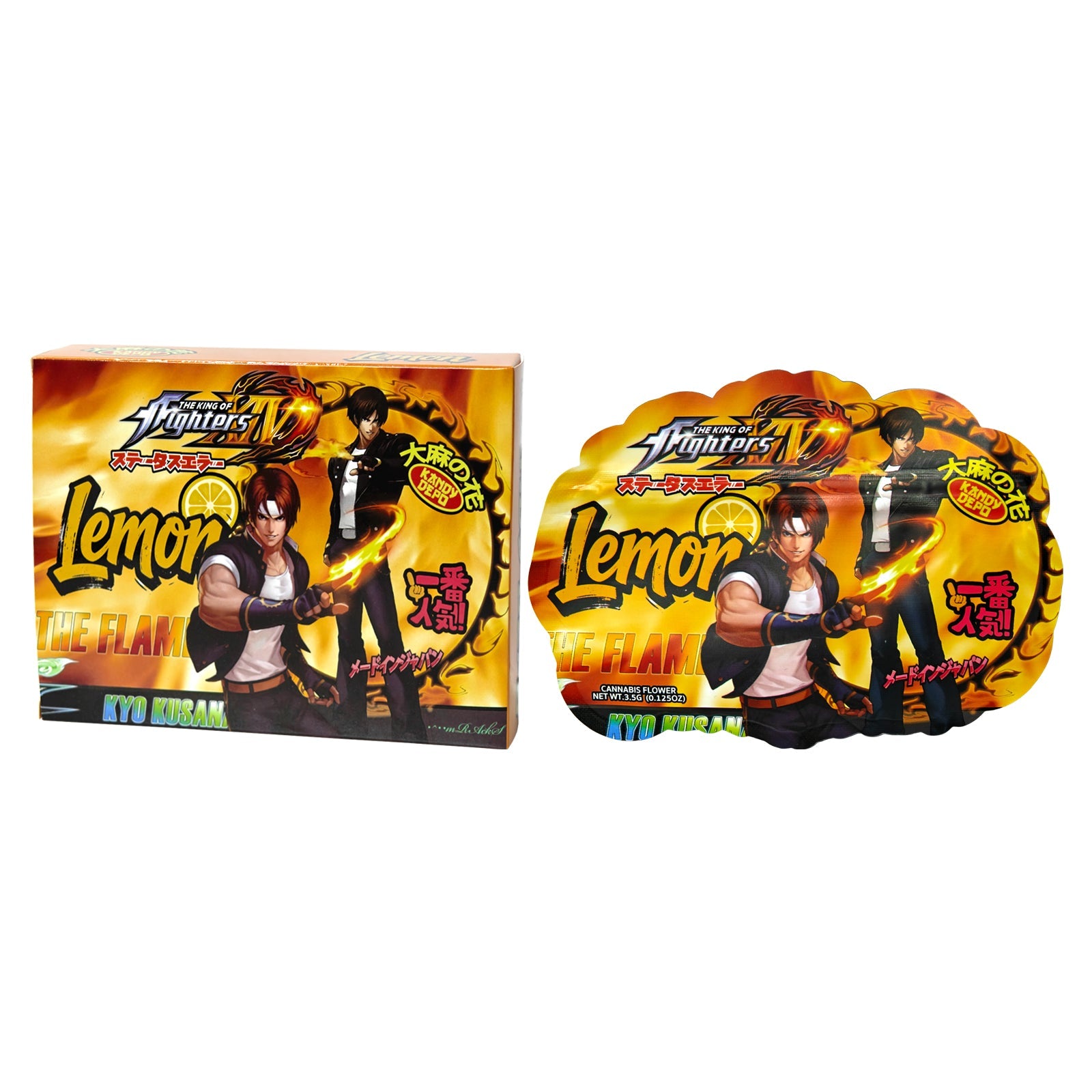 Lemon Flame Bag and Box 3.5g x25