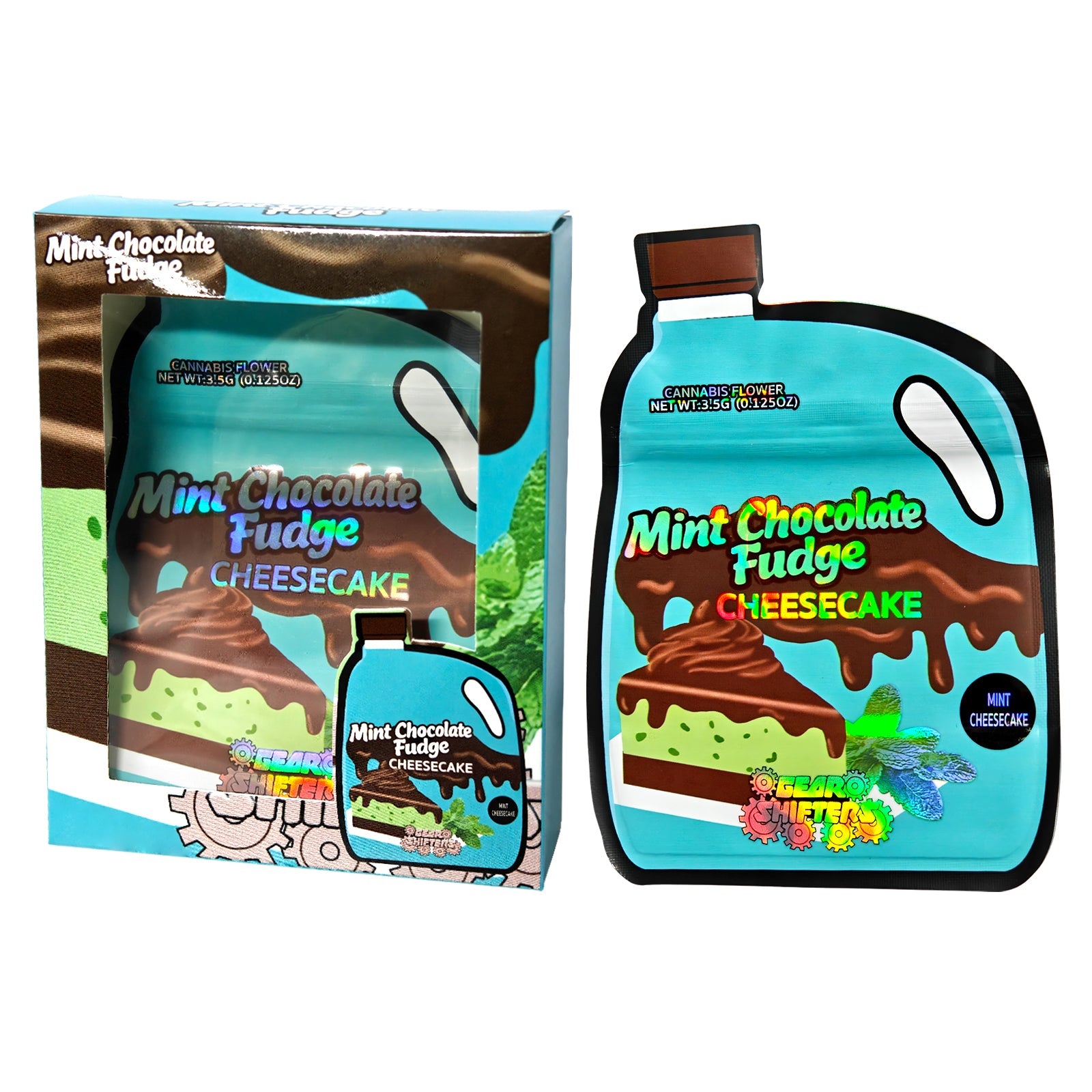 Mint Chocolate Fudge Bag and Box 3.5g x25