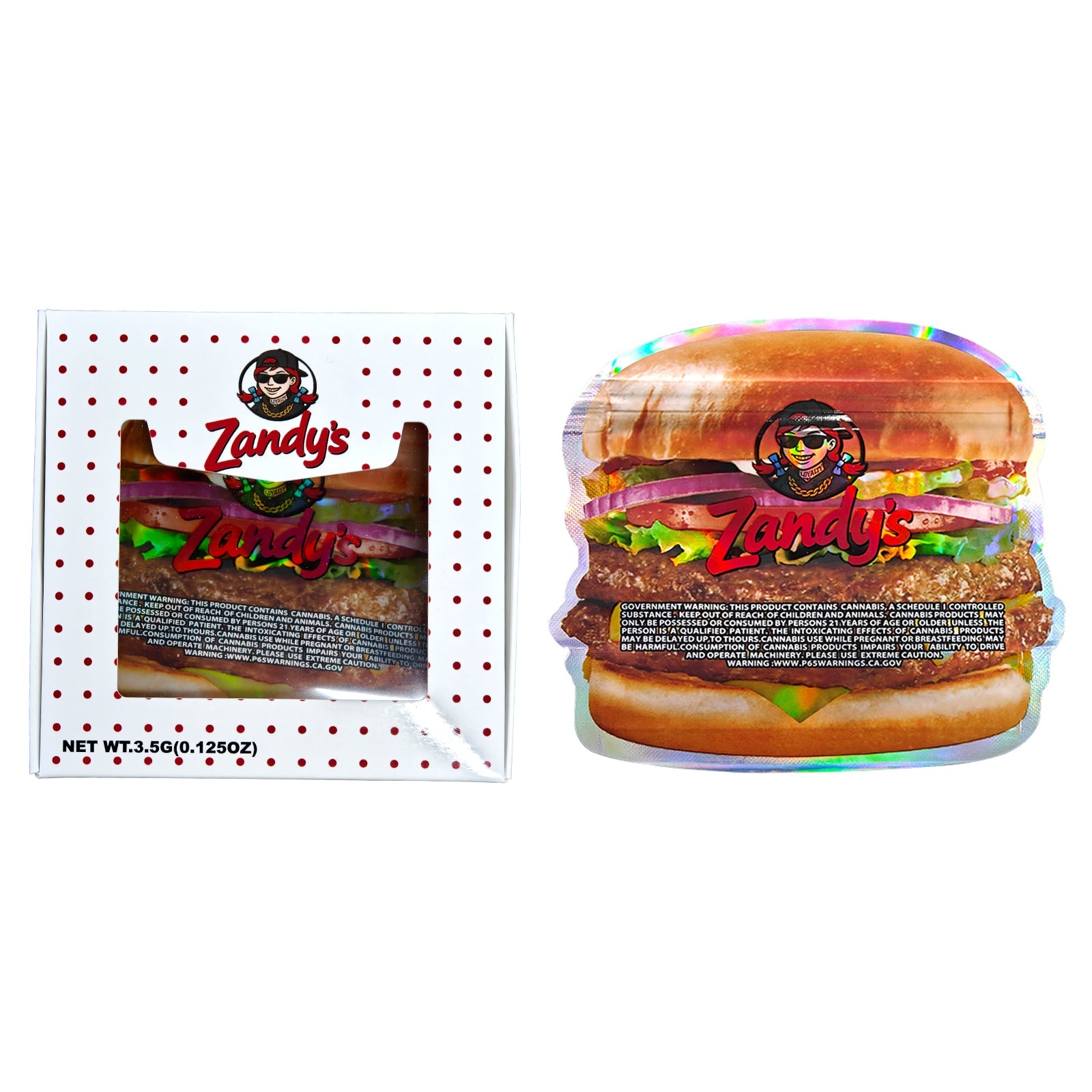 Zandy's Burger Bag and Box 3.5g x25