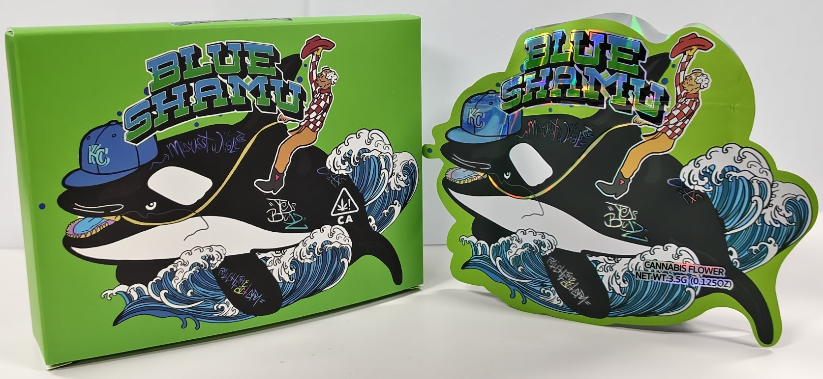 Blue Shamu Bag and Box 3.5g x25