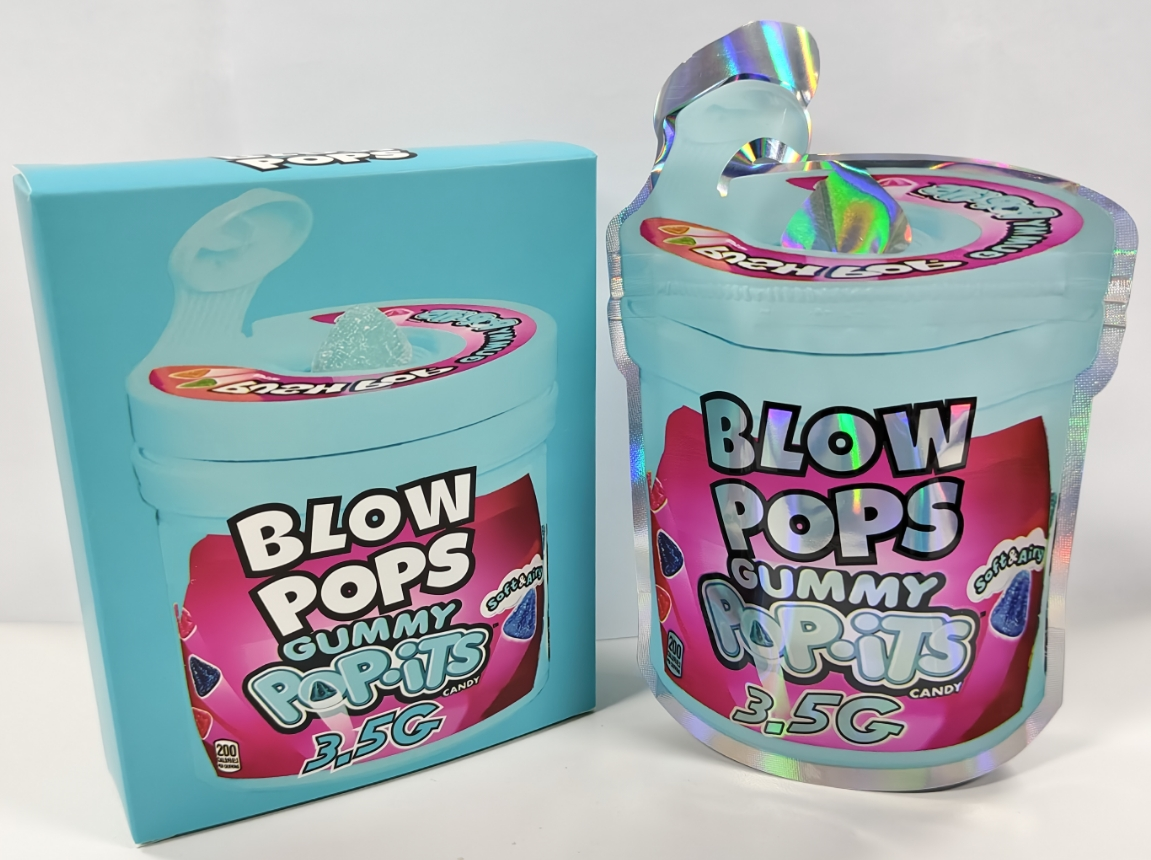 Blow Pops Gummy Bag and Box 3.5g x25