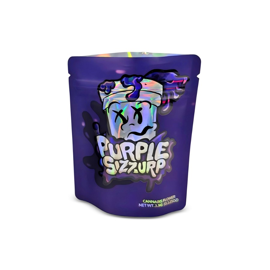 Purple Sizzurp Bag and Box Set 3.5g