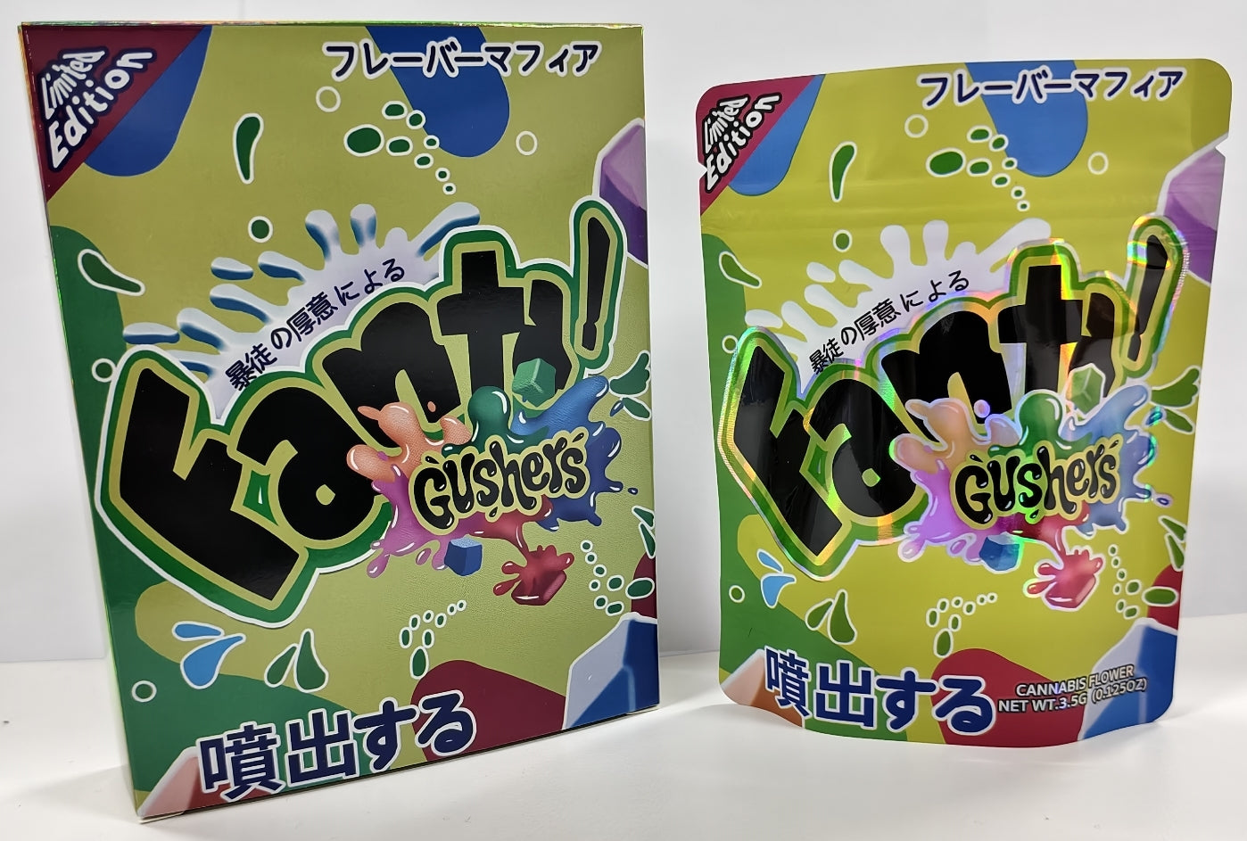 Fanta Gushers Bag and Box 3.5g x25