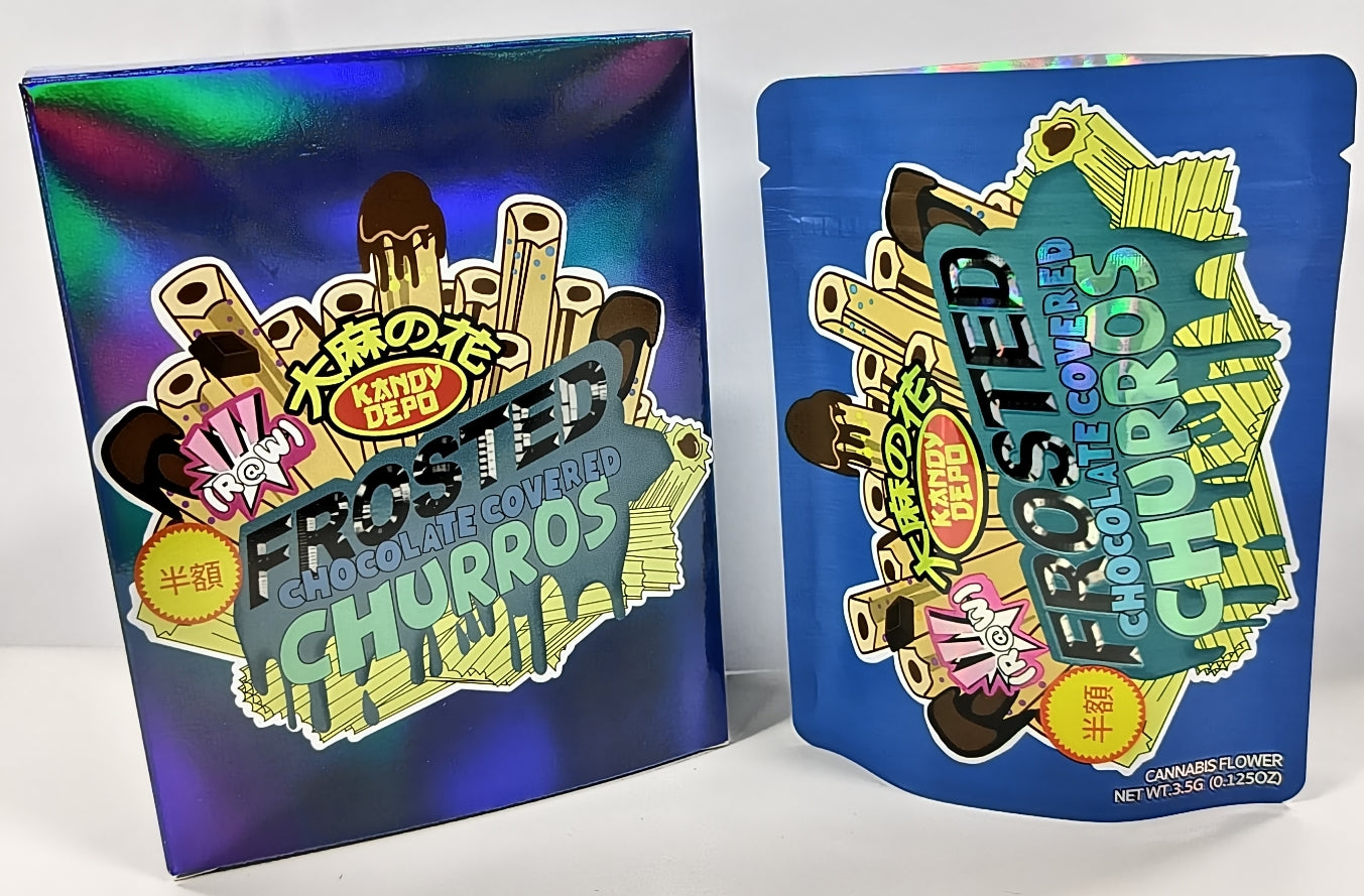 Frosted Churros Bag and Box 3.5g x25