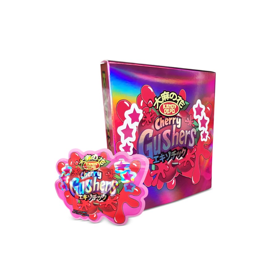 Kandy Depot Cherry Gushers Bag and Box Set 3.5g