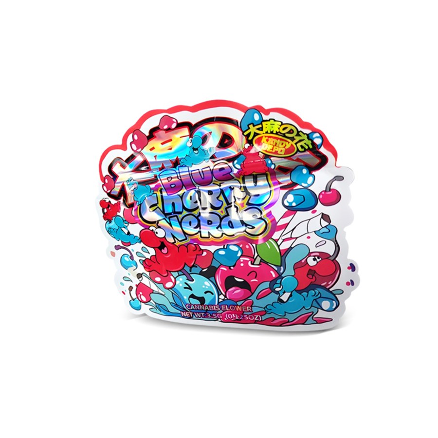 Blue Cherry Nerds Bag and Box Set 3.5g