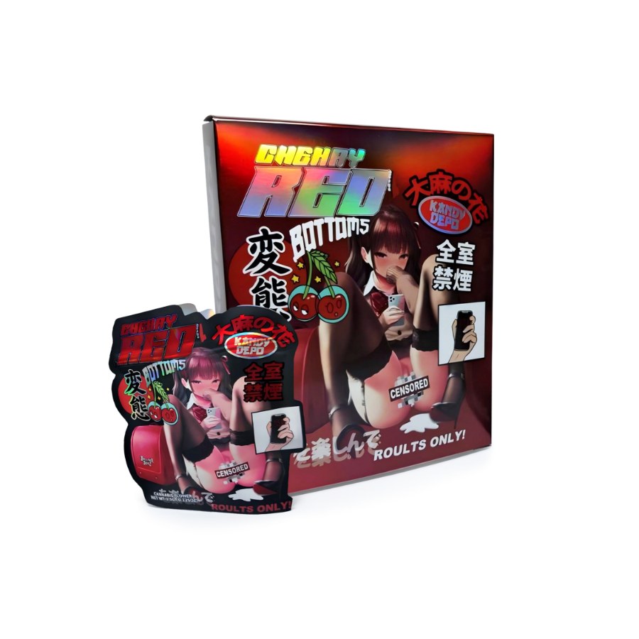 Cherry Red Bottoms Bag and Box Set 3.5g