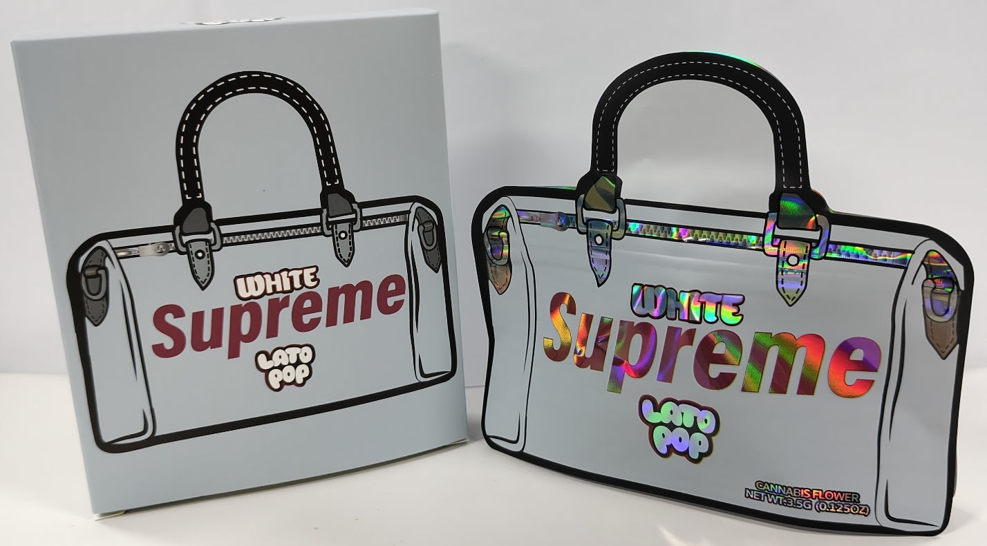 White Supreme Bag and Box 3.5g x25