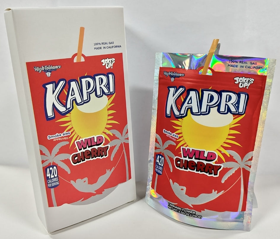 Kapri Wild Cherry Bag and Box 3.5g x25