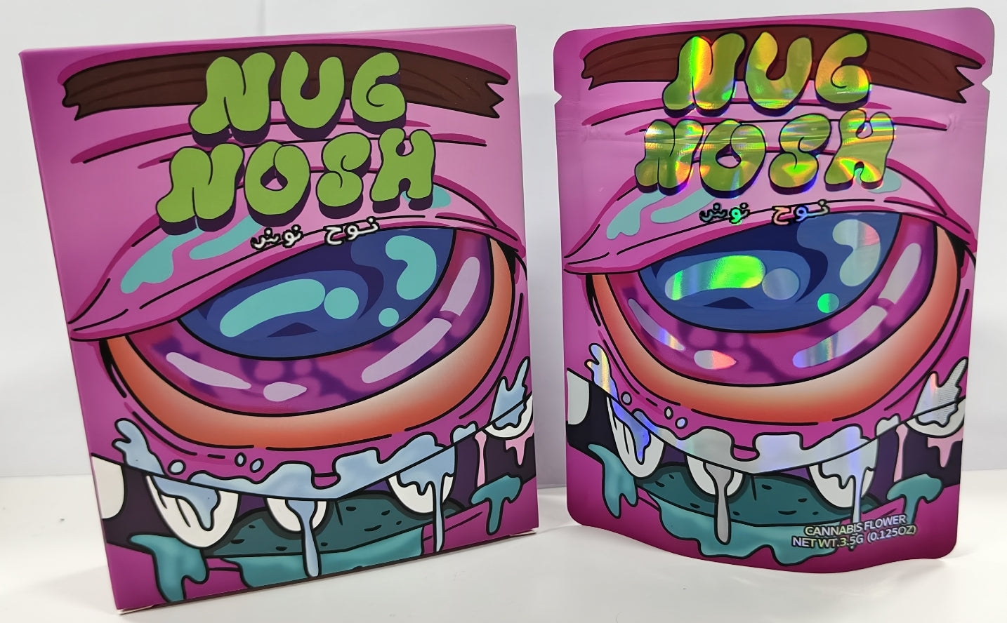 Nug Nosh Lips Bag and Box 3.5g x25