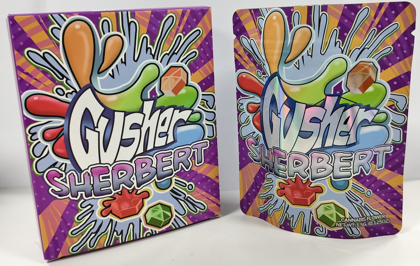 Gusher Sherbert Bag and Box 3.5g x25