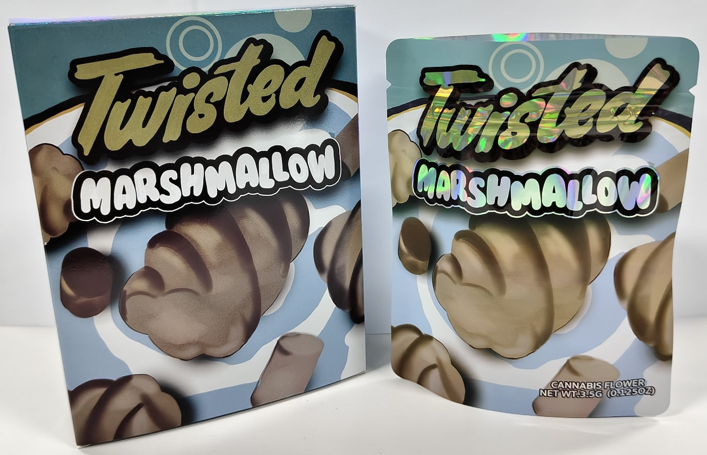 Twisted Marshmallow Bag and Box 3.5g x25