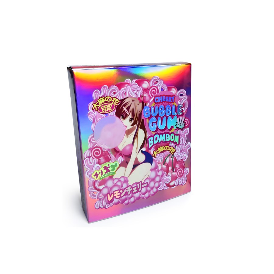 Cherry Bubble Gum Bag and Box Set 3.5g