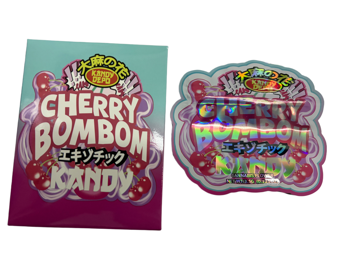 Cherry Bombom Kandy Bag and Box 3.5g x25