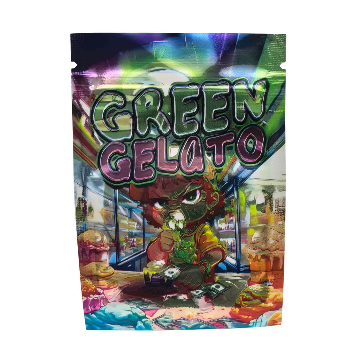 Green Gelato Bag Only 1g x100